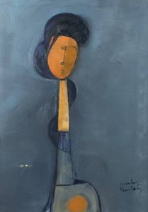 DEDALO MONTALI Cagliari 1909 - 2001 Rodello (TO) - Volto 1962