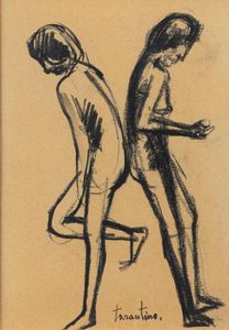 GIUSEPPE TARANTINO Palermo 1916 - 1999 Torino - Due figure