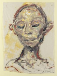 ENRICO COLOMBOTTO ROSSO Torino 1925 - 2013 Casale Monferrato (AL) - Volto