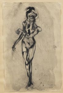 ENRICO COLOMBOTTO ROSSO Torino 1925 - 2013 Casale Monferrato (AL) - Figura fantastica 1959