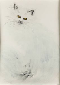 ENRICO COLOMBOTTO ROSSO Torino 1925 - 2013 Casale Monferrato (AL) - Gatto