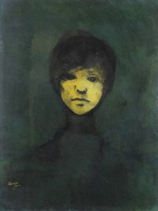 ENRICO COLOMBOTTO ROSSO Torino 1925 - 2013 Casale Monferrato (AL) - Volto femminile