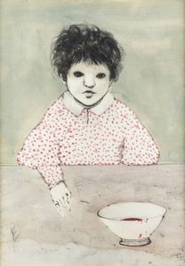 ENRICO COLOMBOTTO ROSSO Torino 1925 - 2013 Casale Monferrato (AL) - Bambina