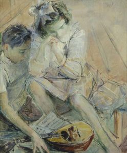 MICHELE BARETTA Vigone (TO) 1916 - 1987 - Figure dicembre 1959