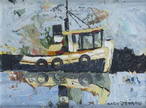 MARIO BERRINO Alassio (SV) 1920 - 2011 - Rimorchiatore 1970