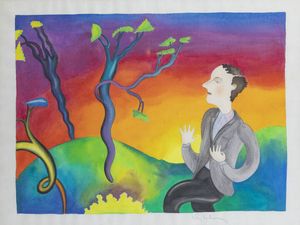 LUCA ALINARI Firenze 1943 - 2019 - Senza titolo 1990