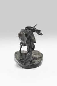 ERNESTO BAZZARO Milano 1859 - 1937 - Capretta