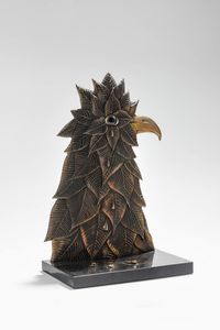 RENZO MARGONARI Mantova 1937 - Bronze face