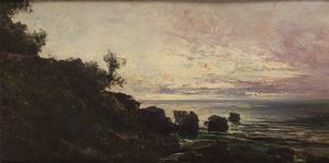 GIACINTO BO Montanaro Canavese (TO) 1832 - 1912 Torino - Marina