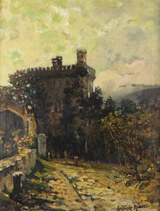 ANGIOLA MEUCCI Revere (MN) 1892 - 1966 Torino - Il castello
