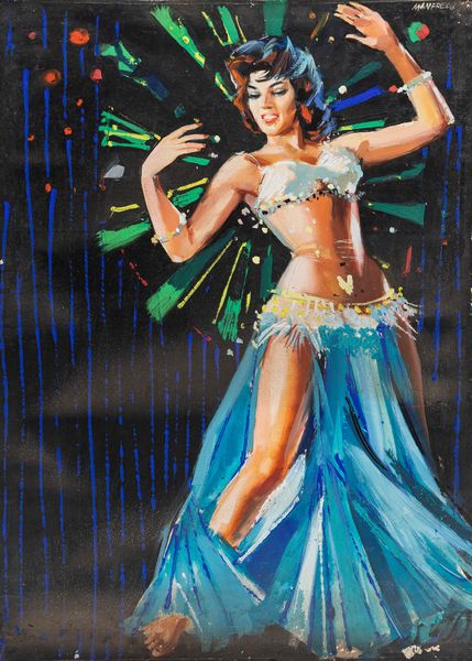 Acerbo (Manfredo Acerbo) : Le orientali  - Asta Bozzetti Cinematografici   - Associazione Nazionale - Case d'Asta italiane