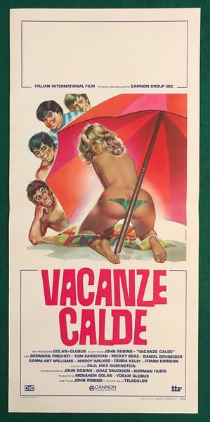Symeoni (Sandro Simeoni) : Vacanze calde  - Asta Bozzetti Cinematografici   - Associazione Nazionale - Case d'Asta italiane