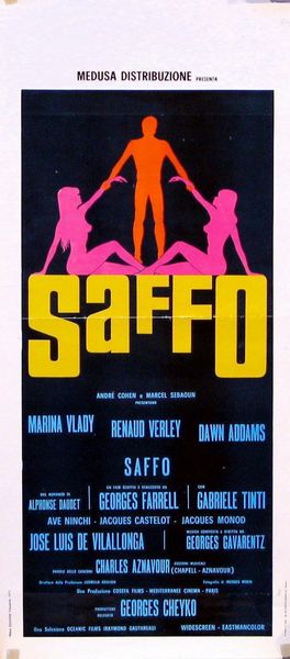 A.N.I. (autore non identificato) : Saffo  - Asta Bozzetti Cinematografici   - Associazione Nazionale - Case d'Asta italiane
