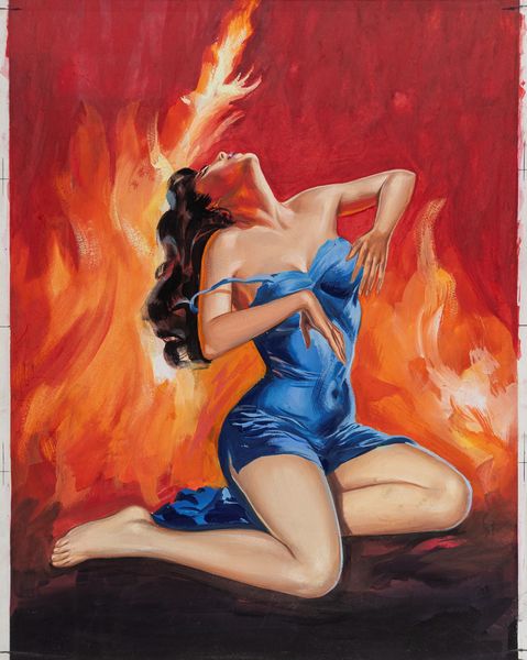 Renato Casaro : Nuda per il diavolo  - Asta Bozzetti Cinematografici   - Associazione Nazionale - Case d'Asta italiane