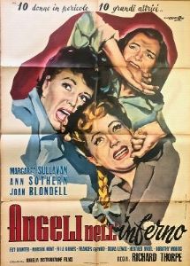 Angelo Cesselon : Angeli nell'inferno  - Asta Bozzetti Cinematografici   - Associazione Nazionale - Case d'Asta italiane
