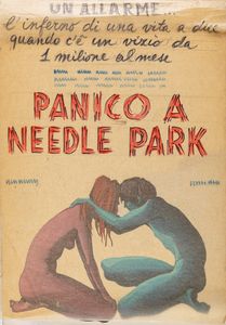 A.N.I. (autore non identificato) : Panico a Needle Park  - Asta Bozzetti Cinematografici   - Associazione Nazionale - Case d'Asta italiane