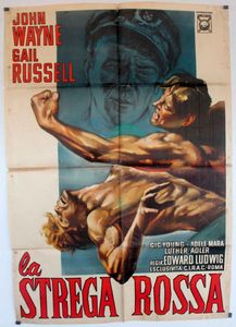 A.N.I. (autore non identificato) : La strega rossa  - Asta Bozzetti Cinematografici   - Associazione Nazionale - Case d'Asta italiane