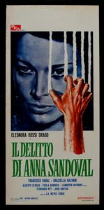 A.N.I. (autore non identificato) : Il delitto di Anna Sandoval  - Asta Bozzetti Cinematografici   - Associazione Nazionale - Case d'Asta italiane