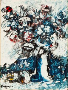 Achille Sdruscia - Vaso di fiori