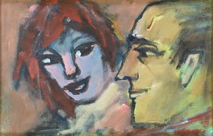 MINO MACCARI - Doppio ritratto