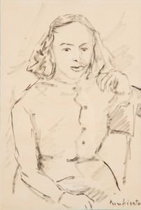 Domenico Purificato - Ritratto di donna