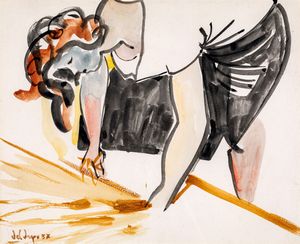 Francesco Del Drago - Donna chinata