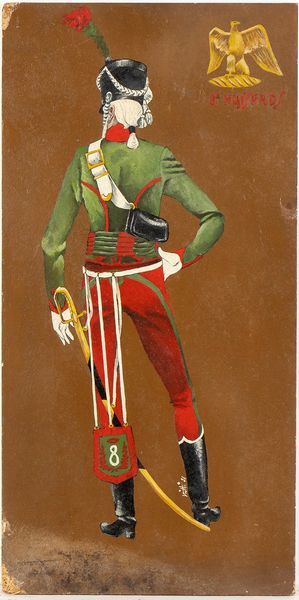 Andrea VIOTTI (1947) Lotto di cinque pannelli decorati con immagini di personag  - Asta Militaria, Medaglie e Ordini Cavallereschi - Associazione Nazionale - Case d'Asta italiane