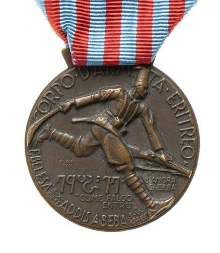 MEDAGLIA IN BRONZO DEL CORPO D�ARMATA ERITREO  - Asta Militaria, Medaglie e Ordini Cavallereschi - Associazione Nazionale - Case d'Asta italiane