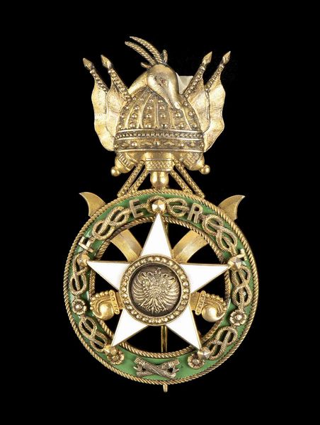 Ordine di Skanderbeg, insegna del cavaliere ufficiale  - Asta Militaria, Medaglie e Ordini Cavallereschi - Associazione Nazionale - Case d'Asta italiane