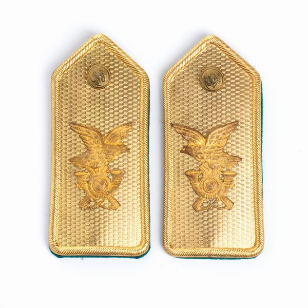 COPPIA CONTROSPALLINEM.34 METALLICHE ALPINI  - Asta Militaria, Medaglie e Ordini Cavallereschi - Associazione Nazionale - Case d'Asta italiane