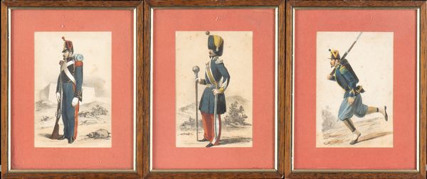 Lotto di tre stampe  - Asta Militaria, Medaglie e Ordini Cavallereschi - Associazione Nazionale - Case d'Asta italiane