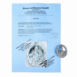 DISTINTIVO LOTTA ANTIPARTIGIANA, GERMANIA III REICH  - Asta Militaria, Medaglie e Ordini Cavallereschi - Associazione Nazionale - Case d'Asta italiane