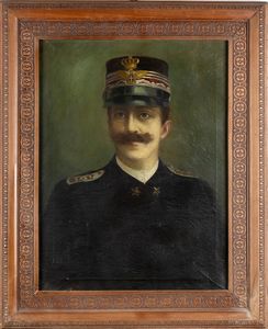 Coppia di quadri raffiguranti Vittorio Emanuele II e regina Elena  - Asta Militaria, Medaglie e Ordini Cavallereschi - Associazione Nazionale - Case d'Asta italiane