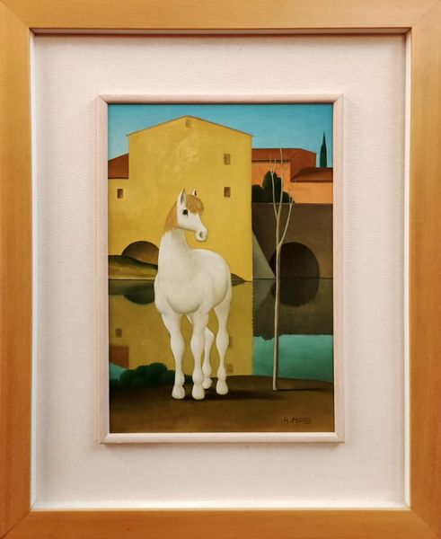 ROBERTO MASI : Cavallo bianco sull'Arno  - Asta Arte moderna e contemporanea - Associazione Nazionale - Case d'Asta italiane