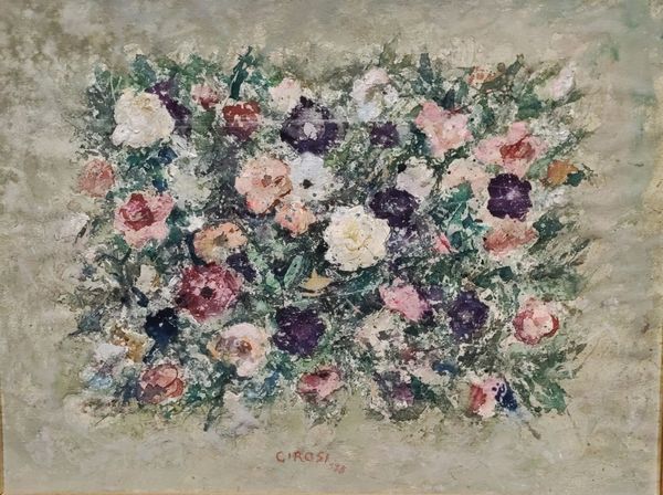 Franco Girosi : Fiori  - Asta Arte moderna e contemporanea - Associazione Nazionale - Case d'Asta italiane