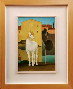ROBERTO MASI - Cavallo bianco sull'Arno
