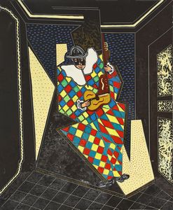 Pippo Oriani - Arlecchino con chitarra