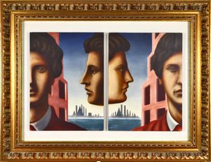 Franco Giletta - Volti (dittico)