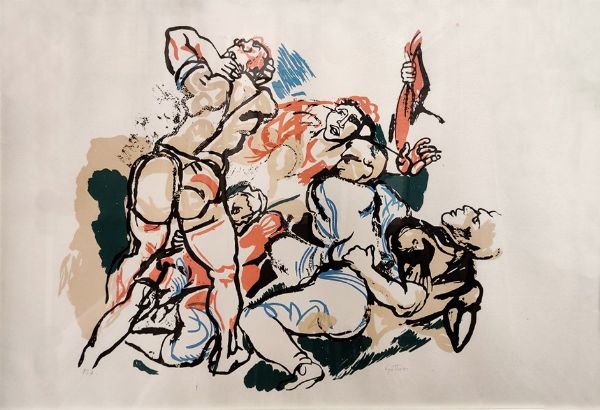Renato Guttuso : Senza titolo  - Asta Grafiche e multipli  - Associazione Nazionale - Case d'Asta italiane
