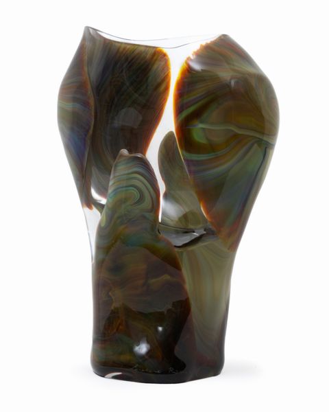 Loredano Rosin : Vaso in vetro di Murano  - Asta Design e oggetti d'arte  - Associazione Nazionale - Case d'Asta italiane