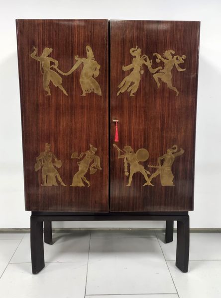 Produzione Italiana XX secolo : Mobile Bar  - Asta Design e oggetti d'arte  - Associazione Nazionale - Case d'Asta italiane