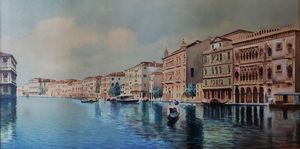 Auguste Molin (1821 - 1890) - Laguna di Venezia