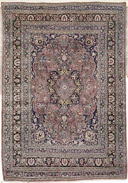 Tappeto Horasan, Persia inizio XX secolo  - Asta Tappeti - Associazione Nazionale - Case d'Asta italiane