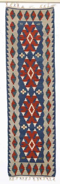 Passatoia Kilim moderna  - Asta Tappeti - Associazione Nazionale - Case d'Asta italiane