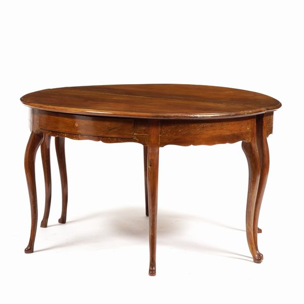Grande tavolo allungabile in legno. XIX-XX secolo  - Asta Antiquariato - Associazione Nazionale - Case d'Asta italiane
