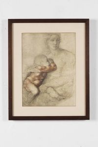 Due Stampe diverse raffiguranti maternit  - Asta Antiquariato - Associazione Nazionale - Case d'Asta italiane