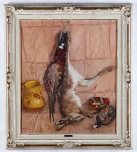 Armando Barabino - Natura morta con cacciagione