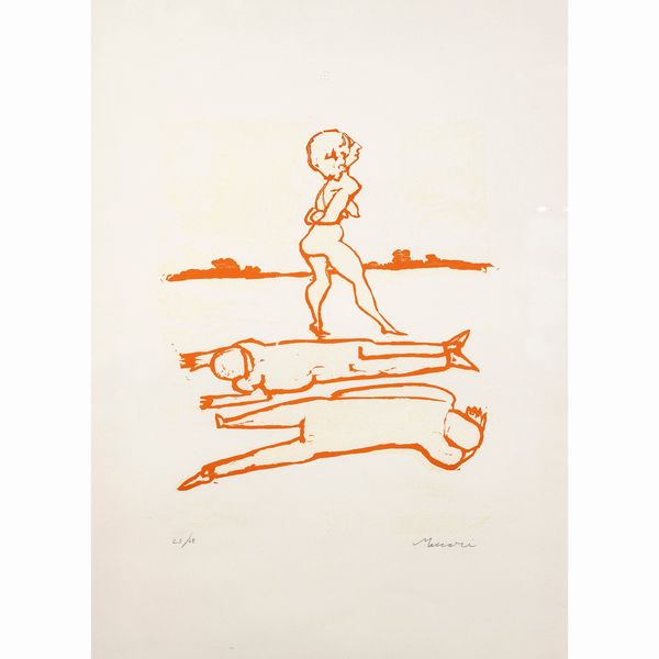 Mino Maccari  - Asta Opere del XIX e XX secolo Web Only - Associazione Nazionale - Case d'Asta italiane