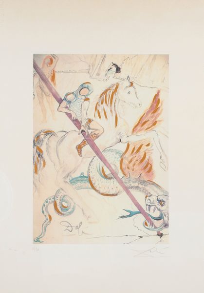 Salvador Dalì : Senza titolo  - Asta Grafica Internazionale e Multipli d'Autore - Associazione Nazionale - Case d'Asta italiane