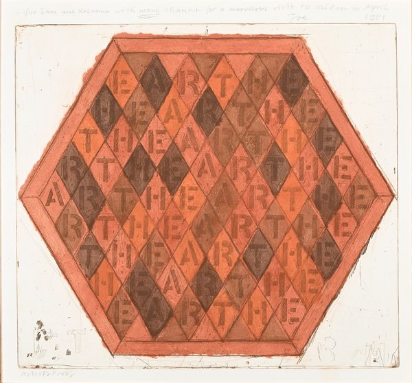 JOE TILSON : Dedica in alto  - Asta Grafica Internazionale e Multipli d'Autore - Associazione Nazionale - Case d'Asta italiane